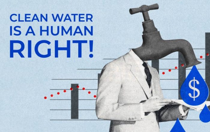 Clean water is a human right!